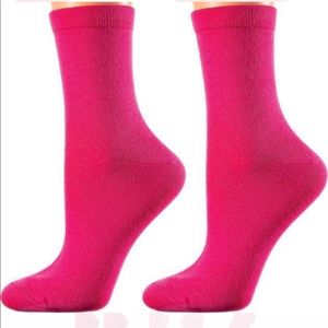 Pink trouser socks